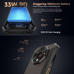 Điện thoại bền Ulefone Armor X16 Pro, 5GB+256GB, Nhìn ban đêm, IP68/IP69K, 6.56 inch Android 15 MediaTek Dimensity 6300 Octa Core, Mạng: 5G, NFC, OTG, Armor X16 Pro, 8GB+256GB