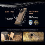 Điện thoại bền Ulefone Armor X16 Pro, 5GB+256GB, Nhìn ban đêm, IP68/IP69K, 6.56 inch Android 15 MediaTek Dimensity 6300 Octa Core, Mạng: 5G, NFC, OTG, Armor X16 Pro, 8GB+256GB