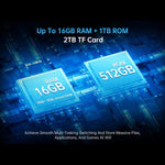 Điện thoại bền Unihertz Tank 4 Pro có máy chiếu, 16GB+512GB, Tầm nhìn ban đêm, Màn hình 6.73 inch Android 13 Dimensity 8300 Octa Core, Mạng: 5G, NFC, 16GB+512GB