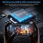 Điện thoại bền Unihertz Tank 4 Pro có máy chiếu, 16GB+512GB, Tầm nhìn ban đêm, Màn hình 6.73 inch Android 13 Dimensity 8300 Octa Core, Mạng: 5G, NFC, 16GB+512GB