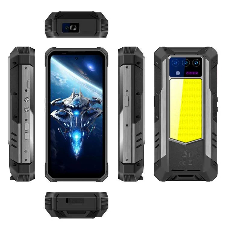 Điện thoại bền Oukitel WP100 Laser Rangefinder, 12GB+512GB, Camera 200MP, Nhận diện vân tay, 6.8 inch Android 14 MediaTek Dimensity 7300 Octa Core, NFC, OTG, Mạng: 5G, WP100