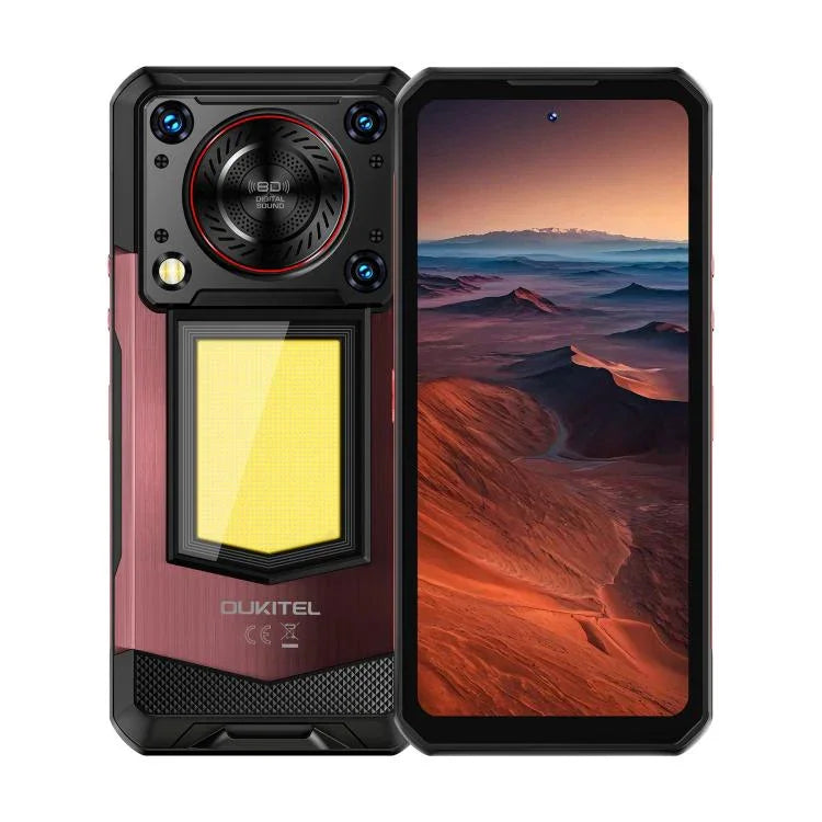 Điện thoại bền Oukitel WP56, 12GB+512GB, Camera 108MP, Nhận diện vân tay, 6.8 inch Android 15 MTK Dimensity 7050 Octa Core, NFC, OTG, Mạng: 5G