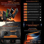 Blackview FORT 1, 4GB+128GB, 6.56 inch Android 15 Unisoc UMS9230E T615 Octa Core, Mạng: 4G, OTG, NFC, 4GB+128GB