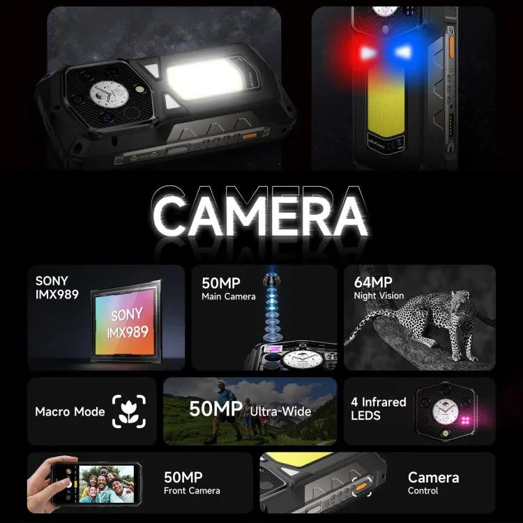 Ulefone Armor 29 Pro Phiên bản Nhiệt, Điện thoại bền bỉ, 16GB+512GB, Tầm nhìn ban đêm, 6.67 inch + 1.04 inch Android 15 MediaTek Dimensity 7400 Octa Core, Mạng: 5G, OTG, NFC, Phiên bản Nhiệt Armor 29 Pro