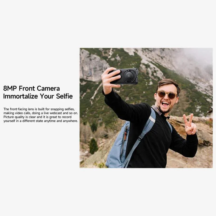 Ulefone RugKing, 8GB+256GB, Điện thoại bền bỉ IP68/IP69K, 5.99 inch Android 15 Unisoc T7255 Octa Core, Mạng: 4G, NFC, OTG, RugKing, 8GB+256GB