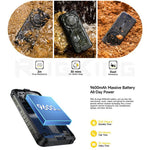 Ulefone RugKing, 8GB+256GB, Điện thoại bền bỉ IP68/IP69K, 5.99 inch Android 15 Unisoc T7255 Octa Core, Mạng: 4G, NFC, OTG, RugKing, 8GB+256GB