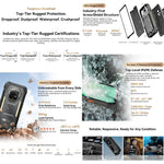 Blackview XPLORE 2 Máy chiếu, 12GB+256GB, 6.73 inch Android 15 Dimensity 8300 MT6897 Octa Core, Mạng: 5G, OTG, NFC, Máy chiếu XPLORE 2, 12GB+256GB