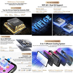 Blackview XPLORE 2 Máy chiếu, Tầm nhìn ban đêm, 16GB+1TB, 6.73 inch Android 15 Dimensity 8300 MT6897 Octa Core, Mạng: 5G, OTG, NFC, Máy chiếu XPLORE 2, 16GB+1TB