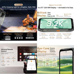 Blackview XPLORE 2 Máy chiếu, Tầm nhìn ban đêm, 16GB+1TB, 6.73 inch Android 15 Dimensity 8300 MT6897 Octa Core, Mạng: 5G, OTG, NFC, Máy chiếu XPLORE 2, 16GB+1TB