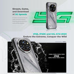 Oukitel WP62 Điện thoại bền bỉ, 16GB+512GB, Camera 108MP, Nhận diện vân tay, 6.6 inch Android 15 MediaTek Dimensity 7025 Octa Core, NFC, OTG, Mạng: 5G, 16GB+512GB