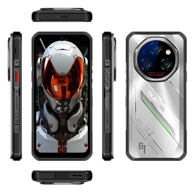 Oukitel WP62 Điện thoại bền bỉ, 12GB+512GB, Camera 108MP, Nhận diện vân tay, 6.6 inch Android 15 MediaTek Dimensity 7025 Octa Core, NFC, OTG, Mạng: 5G, 12GB+512GB