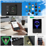 Điện thoại bàn phím vật lý Unihertz Titan 2 QWERTY, 12GB+512GB, Cảm biến vân tay, 4.5 inch + 2 inch Android 15 Dimensity 7300 5G Octa-Core, Mạng: 5G, NFC, OTG