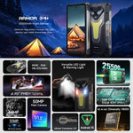 Ulefone Armor 34+, 16GB+512GB, Tầm nhìn ban đêm, điện thoại bền bỉ IP68/IP69K, màn hình 6.95 inch Android 15 MediaTek Dimensity 7400X Octa Core, Mạng: 5G, NFC, OTG, Armor 34+