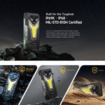 Ulefone Armor 34+, 16GB+512GB, Tầm nhìn ban đêm, điện thoại bền bỉ IP68/IP69K, màn hình 6.95 inch Android 15 MediaTek Dimensity 7400X Octa Core, Mạng: 5G, NFC, OTG, Armor 34+
