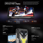 Ulefone Armor 34+, 16GB+512GB, Tầm nhìn ban đêm, điện thoại bền bỉ IP68/IP69K, màn hình 6.95 inch Android 15 MediaTek Dimensity 7400X Octa Core, Mạng: 5G, NFC, OTG, Armor 34+