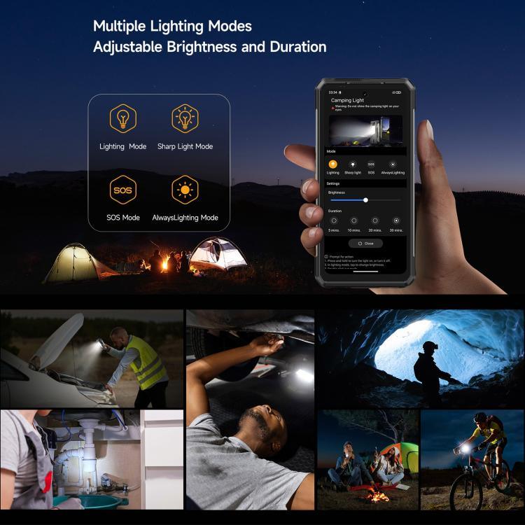 Ulefone Armor 34 Pro+ Máy chiếu, 16GB+512GB, Tầm nhìn ban đêm, điện thoại bền bỉ IP68/IP69K, màn hình 6.95 inch Android 15 MediaTek Dimensity 7400X Octa Core, Mạng: 5G, NFC, OTG, Armor 34 Pro+
