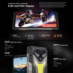 Ulefone Armor 34 Pro+ Máy chiếu, 16GB+512GB, Tầm nhìn ban đêm, điện thoại bền bỉ IP68/IP69K, màn hình 6.95 inch Android 15 MediaTek Dimensity 7400X Octa Core, Mạng: 5G, NFC, OTG, Armor 34 Pro+
