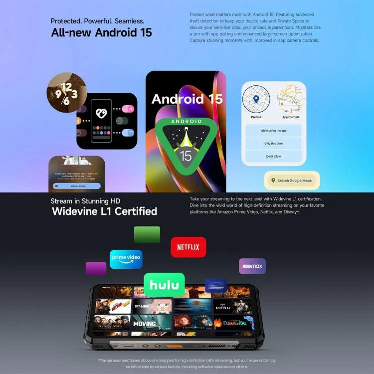 Ulefone Armor 34 Pro+ Máy chiếu, 16GB+512GB, Tầm nhìn ban đêm, điện thoại bền bỉ IP68/IP69K, màn hình 6.95 inch Android 15 MediaTek Dimensity 7400X Octa Core, Mạng: 5G, NFC, OTG, Armor 34 Pro+