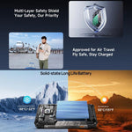 Ulefone Armor 34 Pro+ Máy chiếu, 16GB+512GB, Tầm nhìn ban đêm, điện thoại bền bỉ IP68/IP69K, màn hình 6.95 inch Android 15 MediaTek Dimensity 7400X Octa Core, Mạng: 5G, NFC, OTG, Armor 34 Pro+