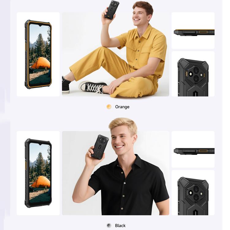 Ulefone RugKing 3 Pro, 8GB+128GB, Điện thoại bền IP68/IP69K, 6.56 inch Android 15 Unisoc T7250 Octa Core, Mạng: 4G, NFC, OTG, RugKing 3 Pro, RugKing 3 Pro, 8GB+128GB