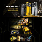Oukitel WP60 Rugged Phone, 16GB+512GB, Night Vision, 108MP Camera, Side Fingerprint, 7.2 inch Android 15 MediaTek Dimensity 7025 Octa Core, NFC, OTG, Network: 5G, 16GB+512GB