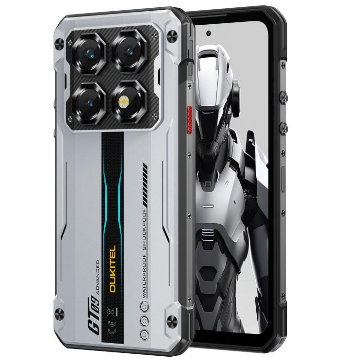Điện thoại bền bỉ Oukitel WP60, 8GB+256GB, Tầm nhìn ban đêm, Camera 108MP, Cảm biến vân tay bên hông, 7.2 inch Android 15 MediaTek Dimensity 7025 Octa Core, NFC, OTG, Mạng: 5G, 8GB+256GB