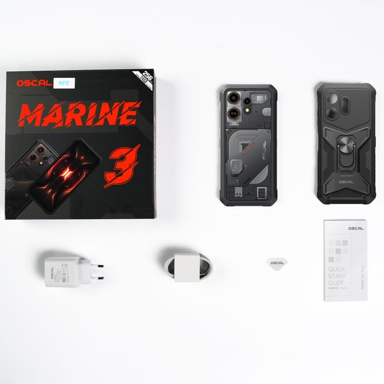 Blackview Oscal Marine 3, 8GB+128GB, 6.56 inch Android 15 Unisoc UMS9230E T615 Octa Core, Mạng: 4G, OTG, NFC, 8GB+128GB