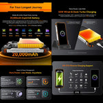 Blackview Oscal TANK 1, 12GB+256GB, 6.78 inch Android 15 DokeOS 4.2 Mediatek Dimensity 7050 Octa Core, Mạng: 5G, OTG, NFC, 12GB+256GB