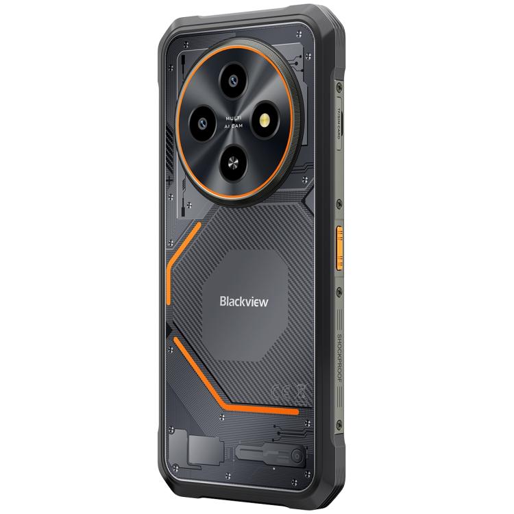 Điện thoại bền Blackview FORT 2, 8GB+128GB, 6.56 inch Android 15 MediaTek MT6769V/CB Helio G81 Octa Core, Mạng: 4G, OTG, NFC, 8GB+128GB