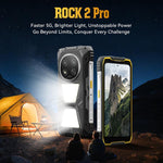 Điện thoại bền Blackview ROCK 2 Pro, 8GB+256GB, 6.67 inch Android 16 Unisoc UMS9620 T8100 Octa Core, Mạng: 5G, OTG, NFC
