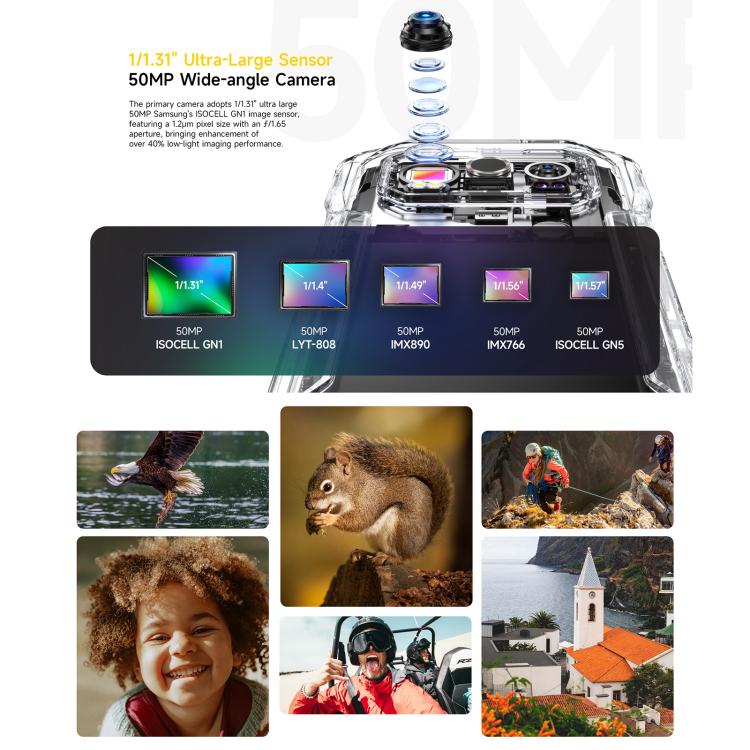 Điện thoại bền bỉ Ulefone Armor 27T+, 12GB+256GB, Camera nhiệt, Tầm nhìn ban đêm, 10600mAh, 6.78 inch Android 14 MediaTek Helio G99 Octa Core, Mạng: 4G, NFC, OTG, Armor 27T+