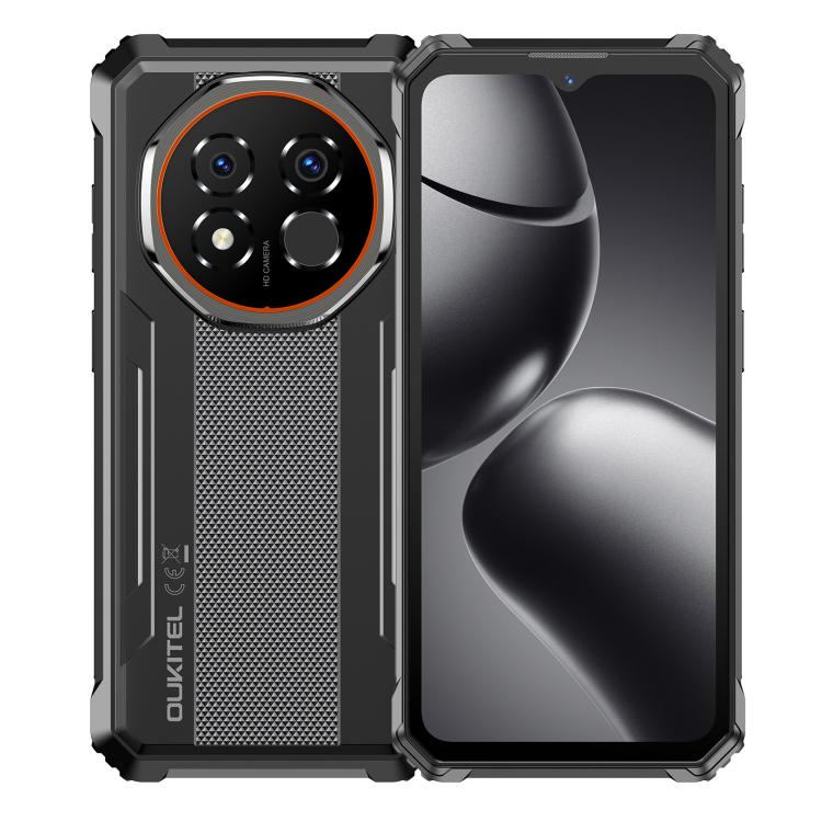 Điện thoại bền Oukitel G6, 4GB+128GB, Nhận diện vân tay, Pin 10600mAh, Màn hình 6.52 inch Android 16.0 Unisoc T615 Octa Core, NFC, OTG, Mạng: 4G, 4GB+128GB