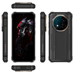 Điện thoại bền Oukitel G6, 8GB+256GB, Nhận diện vân tay, Pin 10600mAh, Màn hình 6.52 inch Android 16.0 Unisoc T615 Octa Core, NFC, OTG, Mạng: 4G, 6GB+256GB