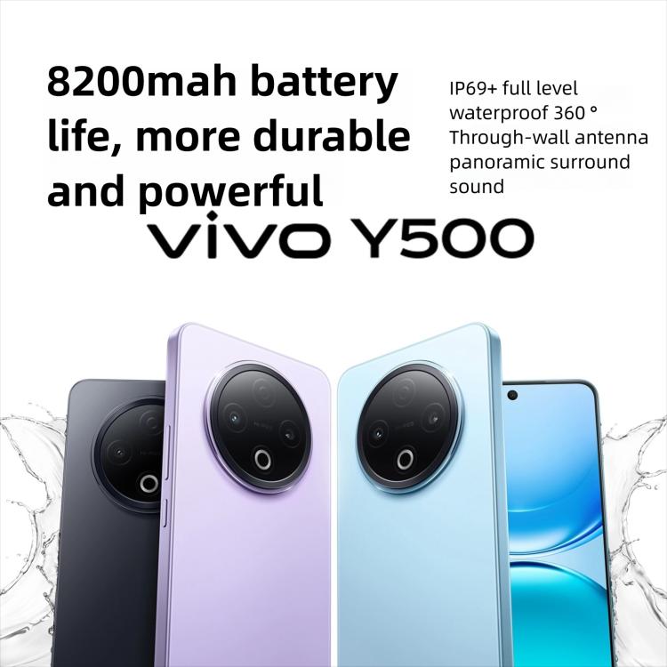 vivo Y500, 12GB+256GB, 6.77 inch Android 15 OriginOS 5 Dimensity 7300 Octa Core, OTG, NFC, Mạng: 5G, 12GB+256GB