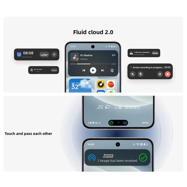 Realme 15, 8GB+256GB, 6.77 inch Realme UI 6.0 Android 15 MediaTek Dimensity 7300+ Octa Core, NFC, Mạng: 5G, 8GB+256GB