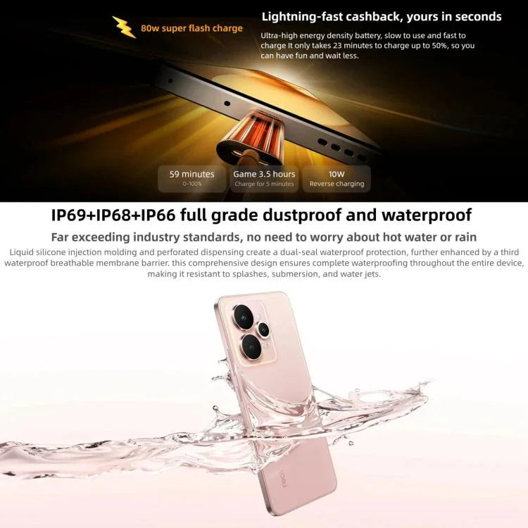 Realme 15, 16GB+256GB, 6.77 inch Realme UI 6.0 Android 15 MediaTek Dimensity 7300+ Octa Core, NFC, Mạng: 5G, 16GB+256GB