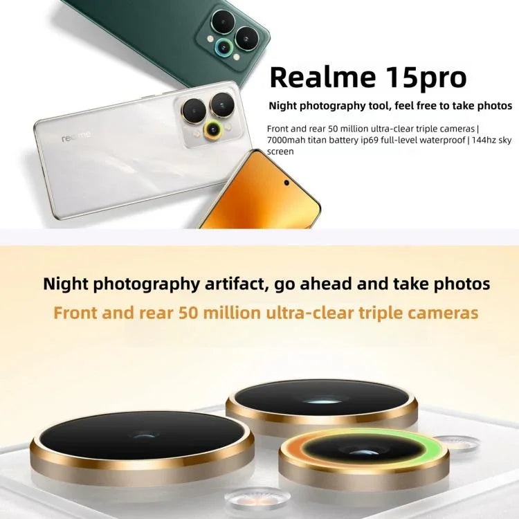 Realme 15 Pro, 16GB+512GB, 6.8 inch Realme UI 6.0 Android 15 Snapdragon 7 Gen 4 Octa Core, NFC, Mạng: 5G, 16GB+512GB