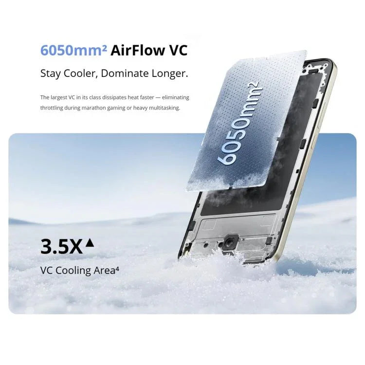 Realme 15T, 12GB+256GB, Nhận diện vân tay trên màn hình, 6.57 inch Realme UI 6.0 Android 15 MediaTek Dimensity 6400 Max Octa Core, NFC, Mạng: 5G, 12GB+256GB