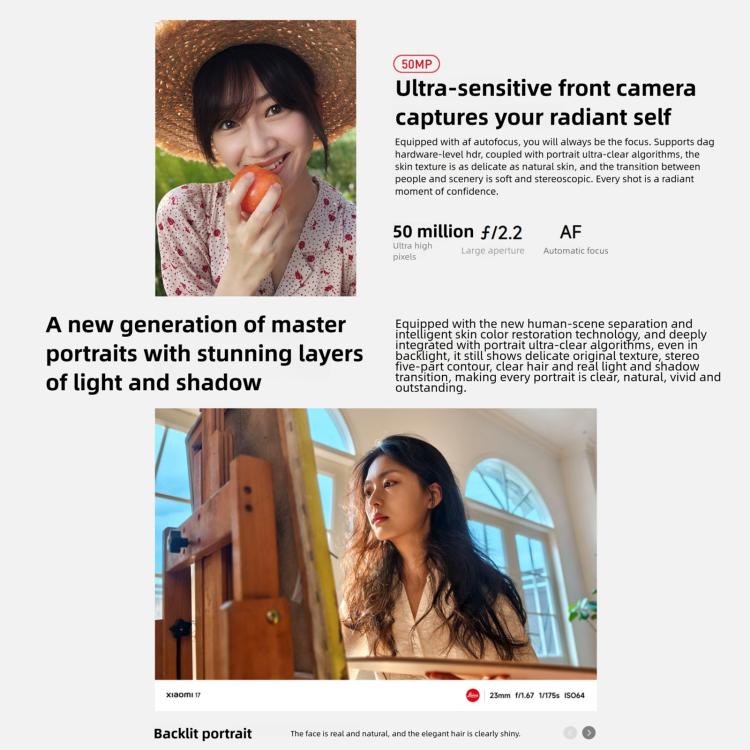 Xiaomi 17, 12GB+512GB, Cảm biến vân tay siêu âm 3D, 6.3 inch Xiaomi HyperOS 3 Snapdragon 8 Elite Gen 5 Octa Core, NFC, Mạng: 5G, 12GB+512GB