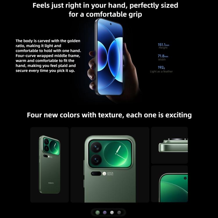 Xiaomi 17 Pro, 16GB+1TB, Cảm biến vân tay siêu âm 3D, Màn hình 6.3 inch Xiaomi HyperOS 3 Snapdragon 8 Elite Gen 5 Octa Core, NFC, Mạng: 5G, 16GB+1TB
