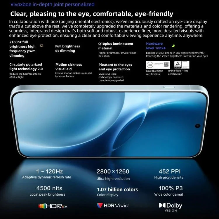 vivo X300 Pro, 12GB+256GB, Màn hình 6.78 inch OriginOS 6 Android 16 Dimensity 9500 Octa Core, OTG, NFC, Mạng: 5G, 12GB+256GB