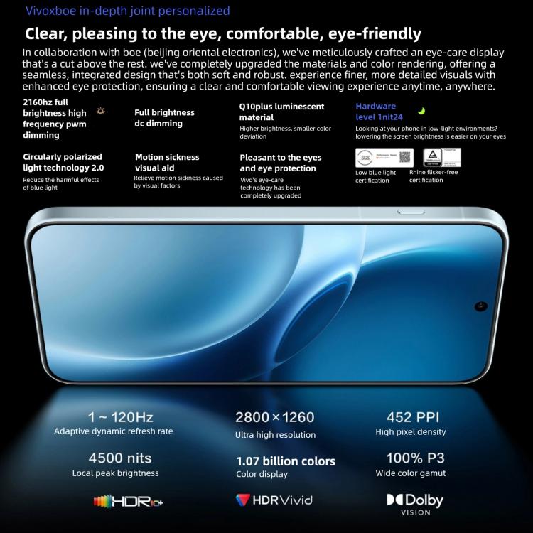 vivo X300 Pro, 16GB+512GB, Màn hình 6.78 inch OriginOS 6 Android 16 Dimensity 9500 Octa Core, OTG, NFC, Mạng: 5G, 16GB+512GB