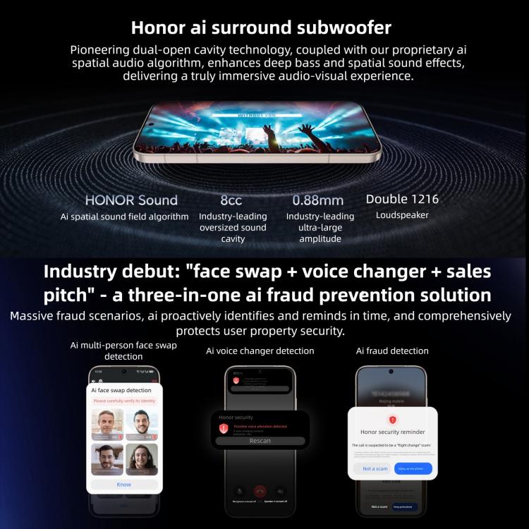 Honor Magic8, 12GB+256GB, Cảm biến vân tay trên màn hình, 6.58 inch MagicOS 10.0 / Android 16 Snapdragon 8 Elite Gen 5 Octa Core, Mạng: 5G, NFC, OTG, 12GB+256GB