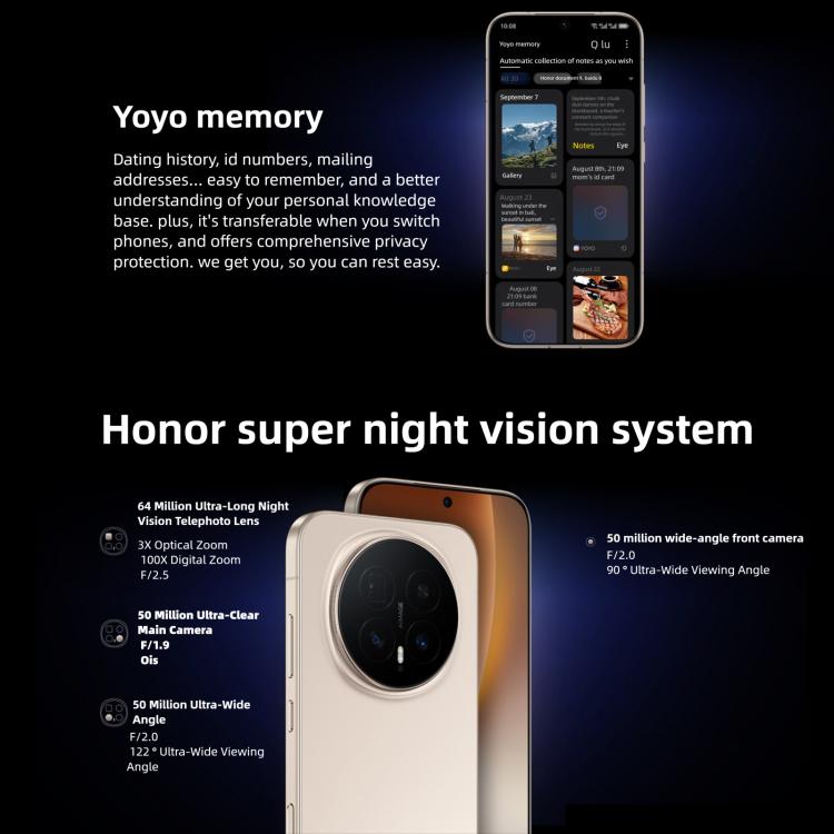 Honor Magic8, 16GB+512GB, Cảm biến vân tay trên màn hình, 6.58 inch MagicOS 10.0 / Android 16 Snapdragon 8 Elite Gen 5 Octa Core, Mạng: 5G, NFC, OTG, 16GB+512GB