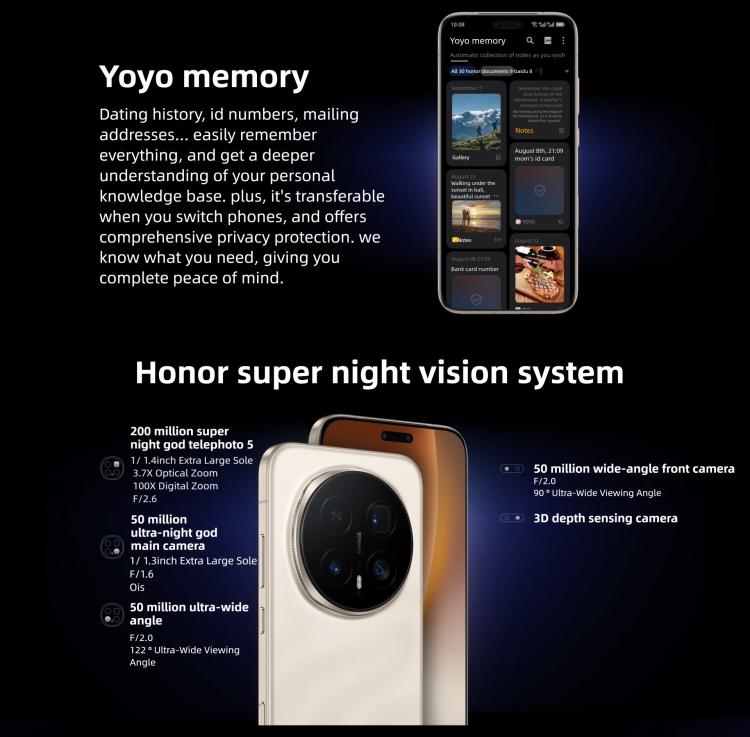 Honor Magic8 Pro, 12GB+256GB, Cảm biến vân tay trên màn hình, 6.71 inch MagicOS 10.0 / Android 16 Snapdragon 8 Elite Gen 5 Octa Core, Mạng: 5G, NFC, OTG, 12GB+256GB
