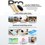 vivo Y500 Pro, 12GB+512GB, màn hình 6.67 inch Android 16 OriginOS 6 Dimensity 7400 Octa Core, OTG, NFC, Mạng: 5G, 12GB+512GB