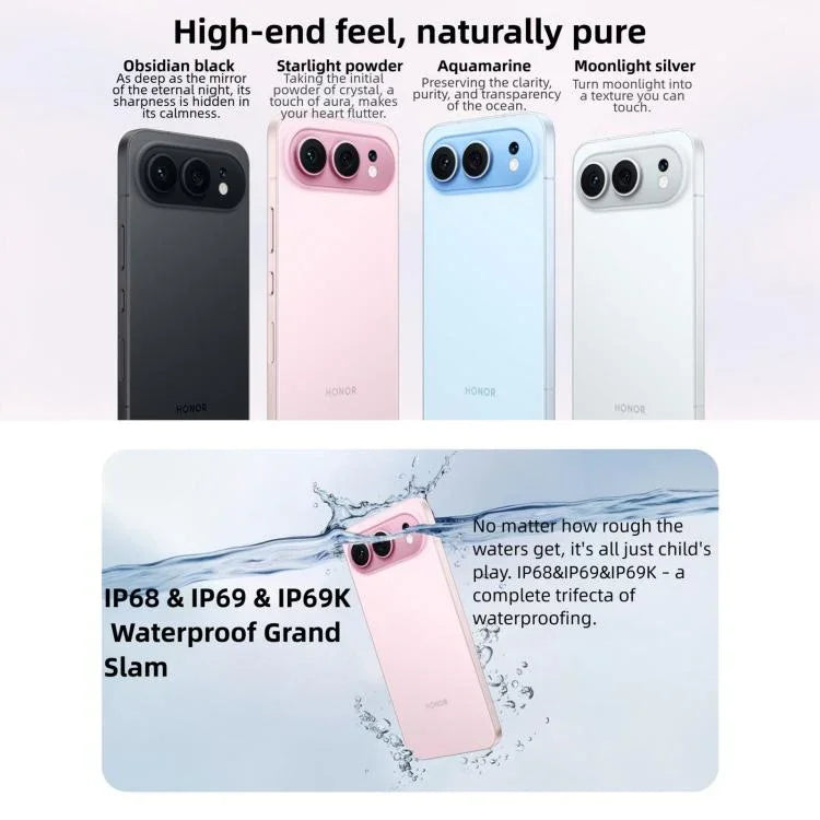 Honor 500, 16GB+512GB, Cảm biến vân tay trên màn hình, 6.55 inch MagicOS 10.0 / Android 16 Snapdragon 8s Gen 4 Octa Core, Mạng: 5G, NFC, OTG, Honor 500, 16GB+512GB
