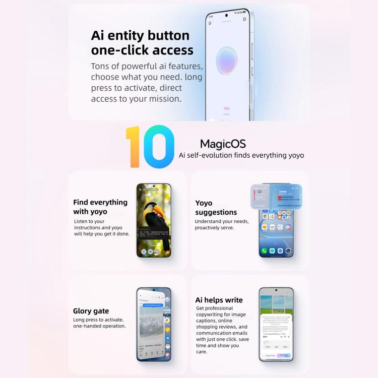 Honor 500 Pro, 12GB+256GB, Cảm biến vân tay trên màn hình, 6.55 inch MagicOS 10.0 / Android 16 Snapdragon 8 Elite Gen 4 Octa Core, Mạng: 5G, NFC, OTG, Honor 500 Pro, 12GB+256GB