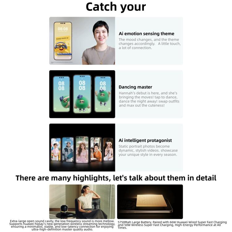 HUAWEI Mate 80, 16GB+512GB, Cảm biến vân tay bên cạnh, 6.75 inch HarmonyOS 6.0 Kirin 9020, NFC, OTG, Không hỗ trợ Google Play, 16GB+512GB