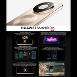 HUAWEI Mate 80 Pro, 12GB+512GB, Cảm biến vân tay bên cạnh, 6.75 inch HarmonyOS 6.0 Kirin 9030, NFC, OTG, Không hỗ trợ Google Play, 12GB+512GB